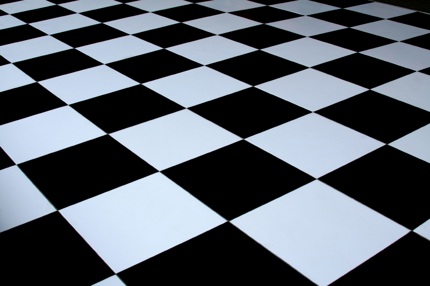 DANCE FLOOR BLACK, WHITE & CHECK